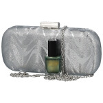 Módní dámské plesové psaníčko Michelle Moon Melixa, stříbrné