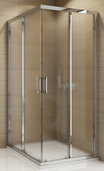 SanSwiss TOPAC 0800 50 22 Sprchový kout čtvercový 80×80 cm, aluchrom/durlux