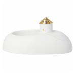 Räder Porcelánový svícen House, bílá barva, porcelán