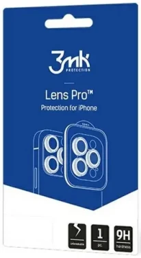 3mk Lens Pro ochrana kamery pro Apple iPhone 15 Blue (5903108530941)
