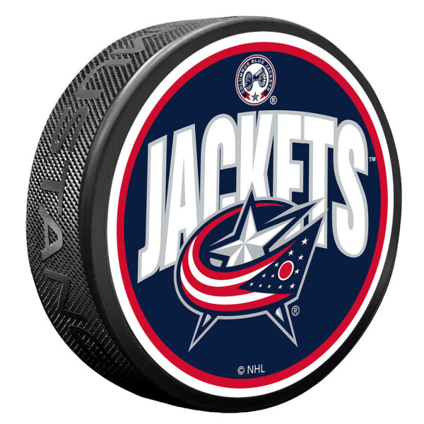 Mustang Puk Columbus Blue Jackets NHL Wordmark