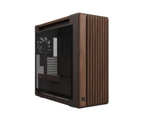 ASUS case PROART PA602 WALNUT WOOD RETRO TG, Mid Tower, průhledná bočnice, hnědá EDF_1887692