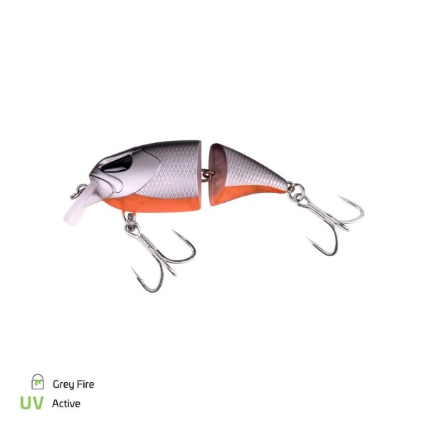 Zeck Wobler Cat Pointer 8cm / 1m S - Grey Fire,Zeck Wobler Cat Pointer 8cm / 1m S - Grey Fire