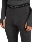 Pánské merino spodky ICEBREAKER Mens ZoneKnit 260 Leggings, Jet Heather velikost: M