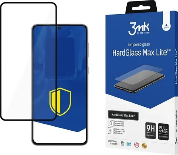 3mk HardGlass Max Lite ochranné sklo pro Samsung Galaxy S21+ 5G Black (5903108375085)