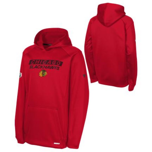 Outerstuff Dětská Mikina Chicago Blackhawks Apro Rink Pullover Hood Velikost: Dětské let)