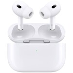Apple AirPods Pro (2nd Gen.) + MagSafe Charging Case USB-C AirPods Bluetooth® stereo bílá Potlačení hluku headset, Nabíjecí pouzdro, odolné vůči potu, odolná