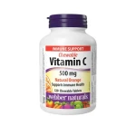Webber Naturals Vitamin C 500 mg natural orange 120 tbl (17745)