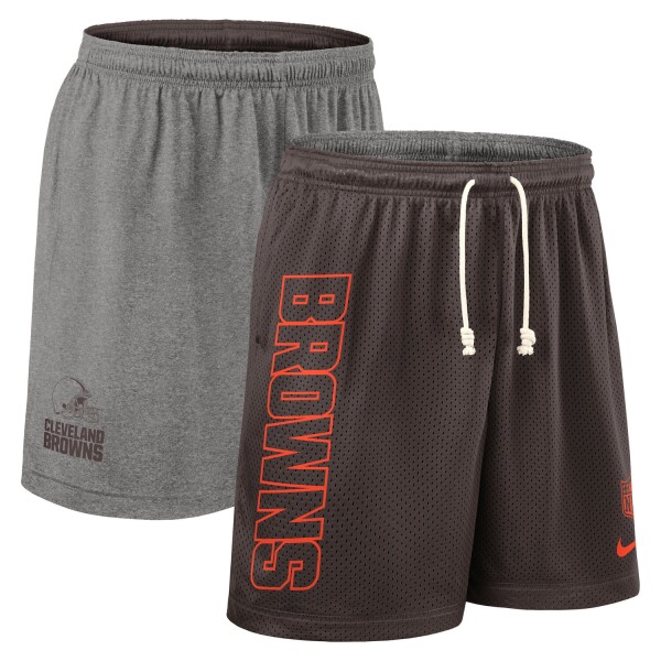 Nike Pánské kraťasy Cleveland Browns NFL 2025 Sideline Reversible Mesh Dri-FIT Shorts Velikost: 2XL