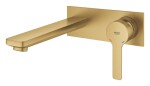 GROHE - Lineare New Umyvadlová baterie pod omítku, 2-otvorová instalace, kartáčovaný Cool Sunrise 23444GN1