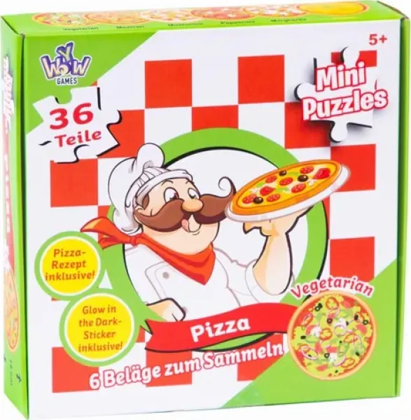 Kulaté puzzle Pizza mix