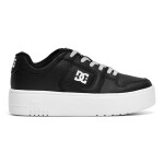 Sportovní obuv DC Shoes MANTECA 4 PLATFORM ADJS100156-BKW Syntetický materiál,Přírodní kůže (useň) - Lícová