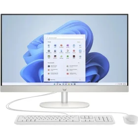 HP 24-cr0002nc AiO bílá / 24" FHD / AMD Ryzen 5 7520U 2.8GHz / 16GB / 512GB SSD / AMD Radeon / W11H (8E4M6EA)