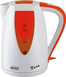 Bravo Nora B-4781 bílo-červená / Rychlovarná konvice / 1,7 l / 2150 W (100001090464)
