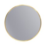 Erga Round, kulaté zrcadlo 40cm, zlatý rám, ERG-V01-ROUND-4040-GD