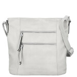 Trendy dámská koženková crossbody kabelka Truda, šedá