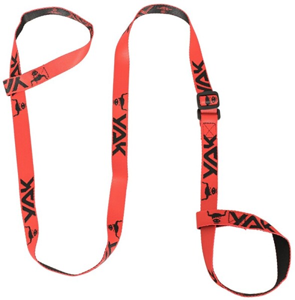 Popruh YAK červená/černá
