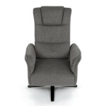 Polohovací křeslo, elektrické zabudované ovládání, funkce zero gravity, šedá, látka, TV-C5590 GREY2