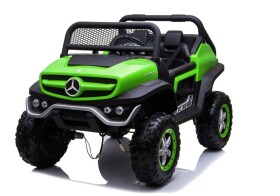 Mamido Dětské elektrické autíčko Mercedes Unimog 4x4 zelené