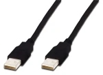 Digitus černý / USB kabel / A samec - A samec / měď / 3 m (AK-300100-030-S)