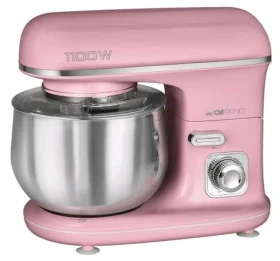 Clatronic KM 3711 růžová / kuchyňský robot / 1100 W / 5L / nerezová ocel / 3 nástavce (1x metla, 2x hák) (59010_RÓŻOWY)