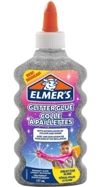 ELMER'S Třpytivé lepidlo stříbrná / Lepidlo / 177 ml (0102/2077255)