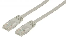 PremiumCord UTP CAT5E 0.25m / Patch kabel / RJ45-RJ45 / šedá (8592220010010)