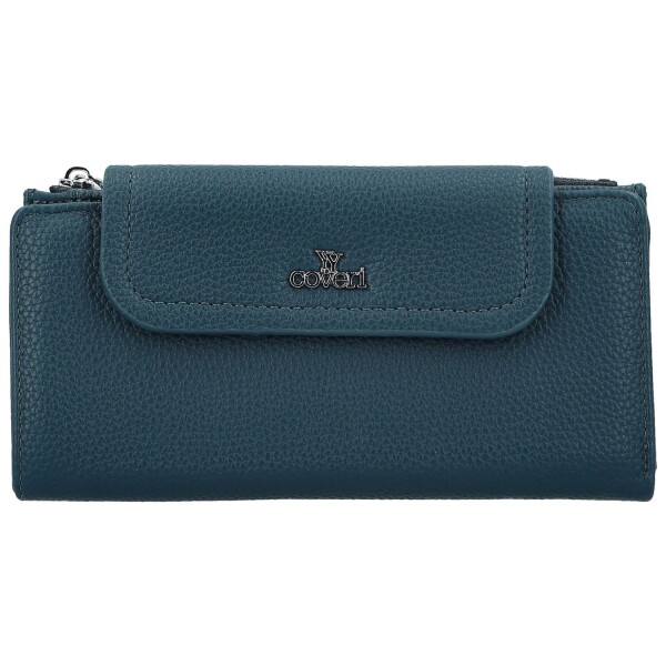 Trendy dámská koženková peněženka Coveri Elaya, modrá