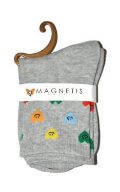 Dámské ponožky Magnetis 75 Colorful Hearts 21/22 šedá Univerzální