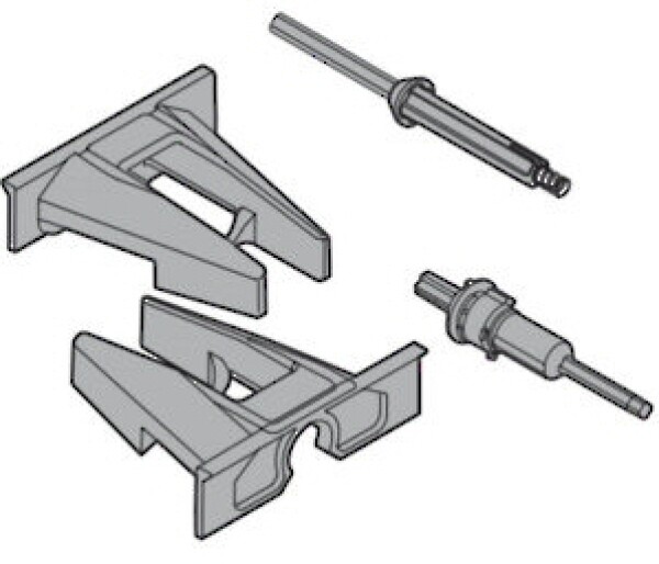 BLUM T57.7400 pastorky Movento-Legrabox Tip-on (227606)