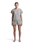 Dámské merino kalhoty ICEBREAKER Wmns Merino 150 Lodge Shorts, Metro Heather velikost: L