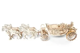 Ugears 3D puzzle Královský kočár 290 ks