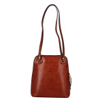 Luxusní kožený kabelko batoh 2 v 1 Katana deluxe, hnědý