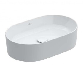 VILLEROY & BOCH - Collaro Umyvadlo na desku, 56x36 cm, CeramicPlus, Stone White 4A1956RW