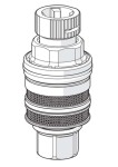 HANSA - Náhradní díly Termostatická kartuše 3.4 59914114
