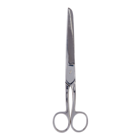 Spoko nůžky kovové, 20 cm, symetrické, stříbrné - 6ks