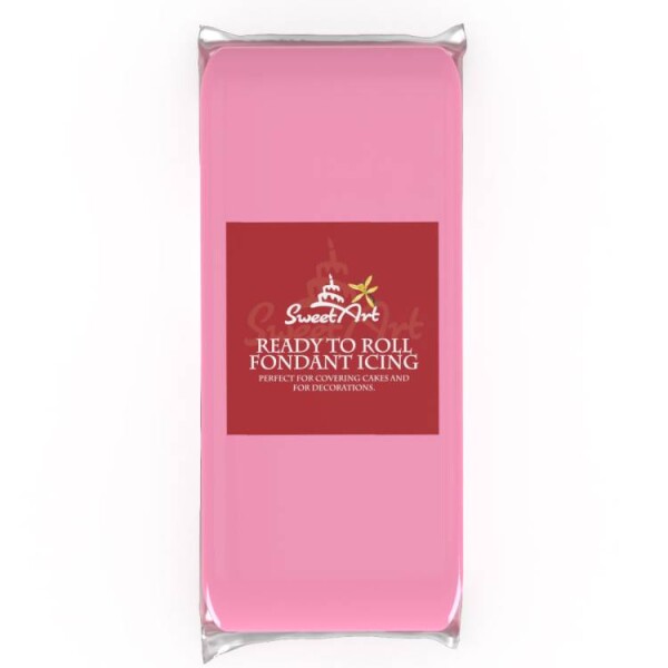 SweetArt potahovací a modelovací hmota vanilková Pink (1 kg)