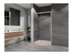 Lansanit - Sprchové dveře posuvné Vati 1400, chrom, matné sklo LAN03052