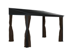 Sojag Portland nástěnná pergola 10x12 288x367x240 cm antracit