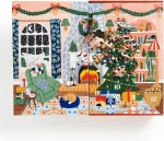 GALISON Puzzle Adventní kalendář Doma na Vánoce