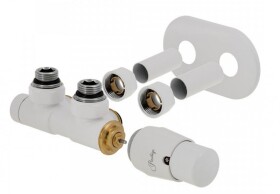 HOPA - Připojovací ventil Z4 kompletní sada - Barva - Bílá, Materiál spojky - PEX-AL-PEX, Varianta - Pravá RDOZ4TWI06PX2