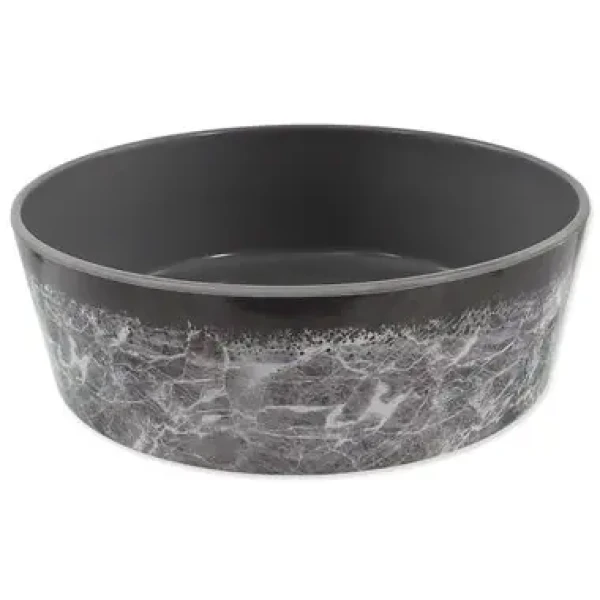 Dog Fantasy Miska vzor mramor šedá 20cm 1300 ml (454-807011)