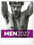 Men 2027 / Nástěnný kalendář / 30 × 34 cm / černobílý