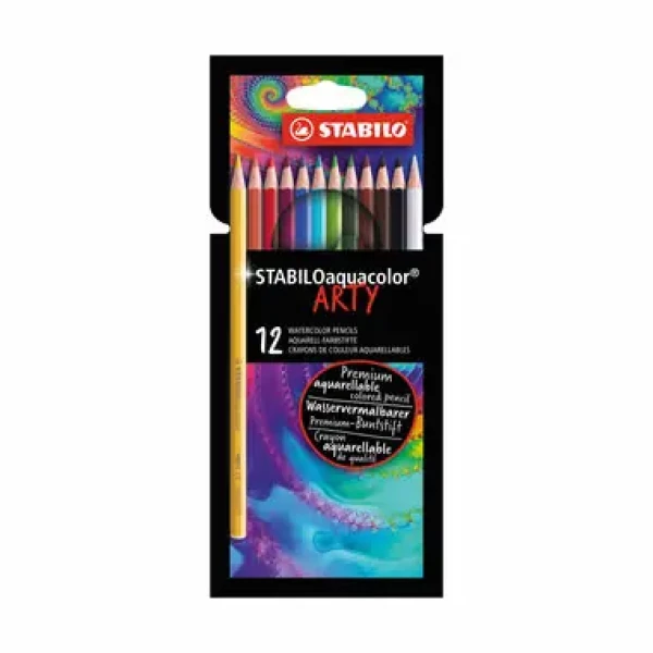 STABILO® aquacolor - ARTY - 12 ks sada - 12 různých barev (1612/1-20)