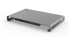 SWISSTEN USB-C HUB DOCK / 2x USB-C / 3x USB 3.0 / HDMI / LAN / microSD / SD / Jack 3.5mm / VGA / hliník (44040104)