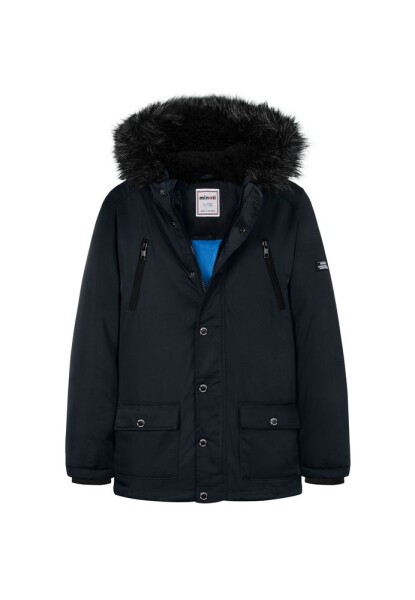 Kabát chlapecký Parka, Minoti, 11COAT 20, modrá - 116/122 | 6/7let