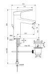 IDEAL STANDARD - Ceraplus II Umyvadlová baterie Grande s výpustí, chrom BC099AA