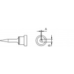 Weller RTP 020 G MS pájecí hrot uložení pájecího hrotu, gull wings Velikost hrotů 2 mm Délka hrotů 15.9 mm Obsah 1 ks