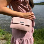 Módní dámská crossbody kabelka Delami Tiny Muse, krémová