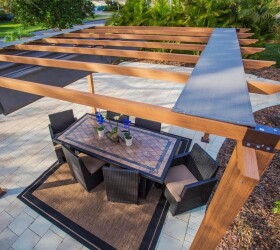 Hliníková pergola – Florenz 1116 (světle hnědá)